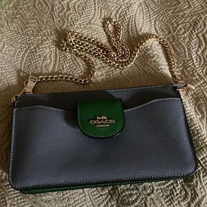 Coach poppy crossbody colorblock